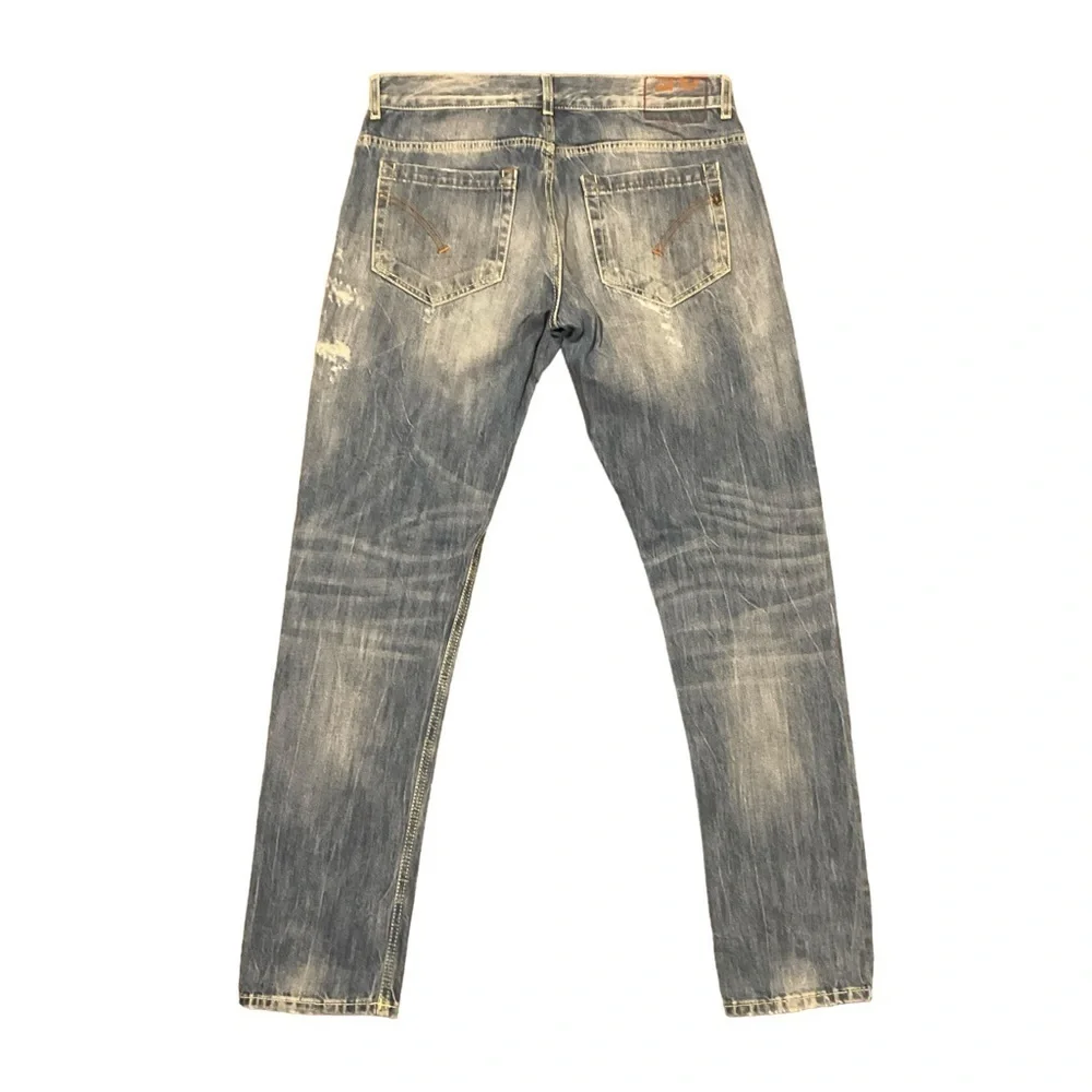 DONDUP Distressed Button Fly George Jeans‎ - Size Waist 35